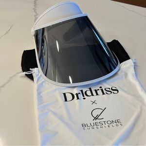Drldriss x Bluestone Sunshields White and Black Visor